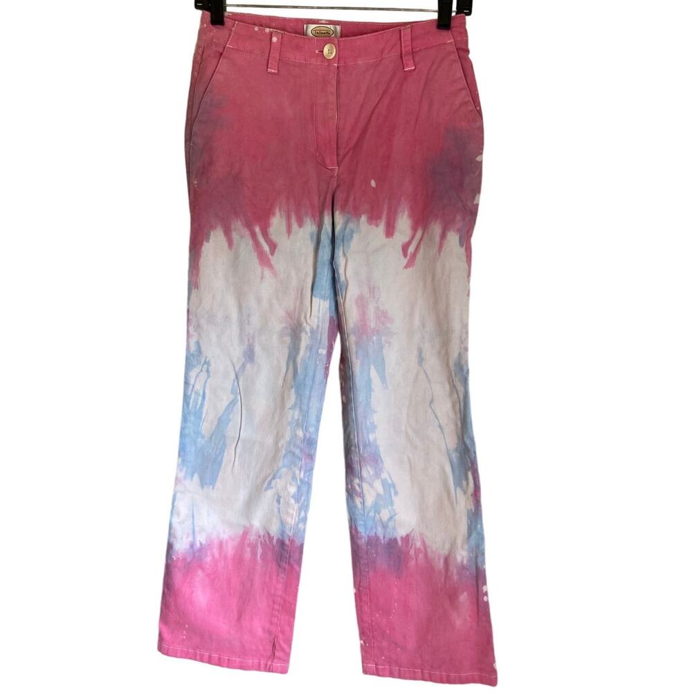 Re Loved Boho Tie Dye Stretch Pants Talbot's Size 2